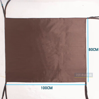 Hanting all-season hotel work car cover dust cover cloth grass car cover cloth partition door curtain curtain cloth rag bag blank no word coffee color 100*80cm
