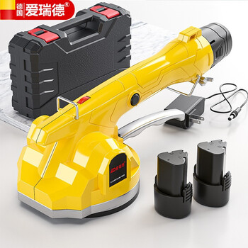 Aired lithium battery tile tiling machine tiling machine floor tile tiling tool vibration tiling artifact power tool xingyao speed regulating model (two batteries and one charge)