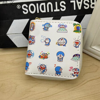 Chenwen children's wallet 2023 new cute cartoon male and female middle school children's blue fat coin purse short zipper 9 lots of tinkerbells