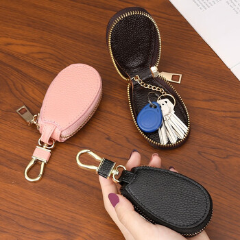 Maiweini key bag new women's wallet card bag large capacity internet celebrity universal multi-functional exquisite high-end compact coin purse black litchi pattern