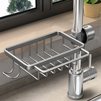 Youqin faucet rack drain rack pool sponge household rack sink dishwashing rag rack hanging basket storage