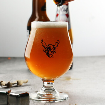 Yi nian fangyuan internet celebrity lead-free glass craft beer mug jushi beer mug special cup american ipa wine glass tulip cup jushi beer mug 450ml 2 pieces