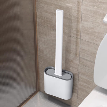 Home katei story japanese multifunctional toilet brush set wall-mounted floor-standing dual-use with base drain bathroom toilet cleaning brush wall-mounted toilet brush