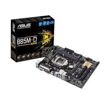 Desktop asus/asus b85m-d plus1150 motherboard office ddr3 dual pci stable industrial control small board light gray