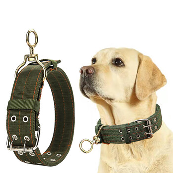 Leijia dog collar dog collar dog collar medium-sized dog large dog collar p chain telescopic chain 30-90 jin #double-breasted-4.0