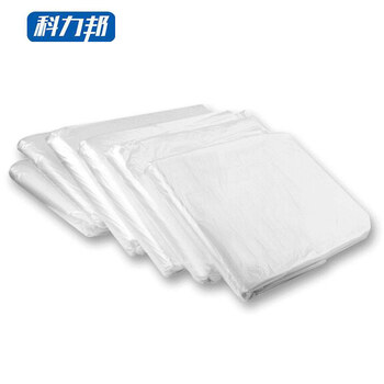 Kelibang white garbage bag, transparent plastic, 50*60cm thick, double-sided 2.5 wire, 100 pieces, hotel room, flat mouth, disposable kb3700