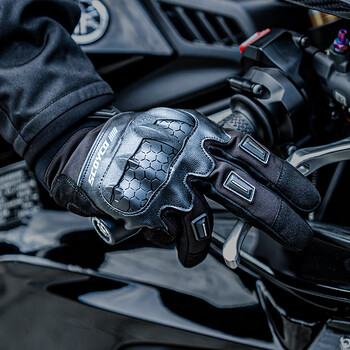 Scoyco motorcycle riding gloves, autumn and winter waterproof, warm and anti-fall touch screen riding gloves for men and women motorcycle racing riders
