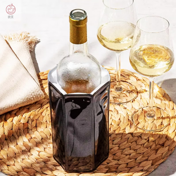 Yingtang home rapid cooling champagne ice bucket bag car beer beverage cooler red wine ice bag red wine ice bag (black)