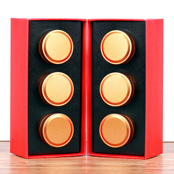 Wife and mom jin junmei small jar tea gift black tea canned bulk gift box jun tea set souvenir gift high-end 6 jar gift box 45g
