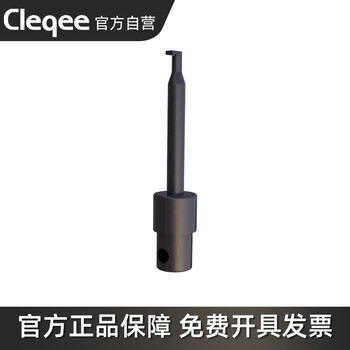 Cleqee medium test crochet test clip multimeter test electrical test accessories the tail can be connected to pvc wire or silicone wire black