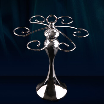 Flevinz european metal cup holder upside down cup holder burgundy wine glass goblet special bar home red wine glass cup holder