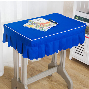 Pinxian primary school tablecloth table cover desk cover 40*60 single desk cover school desk cover student desk tablecloth royal blue with groups and edges 60*40