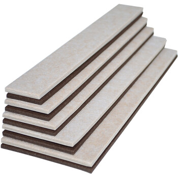 Xinmengyuan felt table and chair pads furniture protection foot pads table and chair foot pads table foot pads furniture foot pads table corner pads can be cut beige 21cm *30cm thickness 5mm reinforced 3m adhesive backing