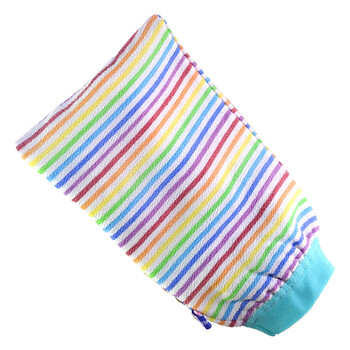 Jieshen women's powerful bath towel, double-sided back rubbing bath towel, back rubbing mud gloves, decontamination bath wipe, color strips