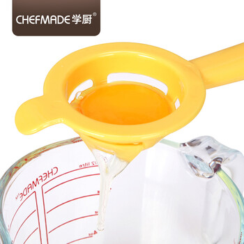 Learn kitchen baking tools egg yolk egg white protein separator egg liquid filter egg separator filter wk9203 wk9203-egg separator