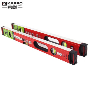 Israel kapro cape road heavy-duty aluminum alloy high-precision level ruler double-view window spirit level leveler 985-41p-80cm