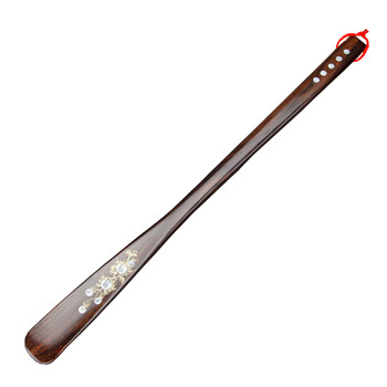 Qianjujia shoehorn shoeholder shoehorn shoelift for pregnant women and the elderly extra long handle chicken wing wooden shoe lifting tool without splicing chicken wing wood without splicing - 70cm