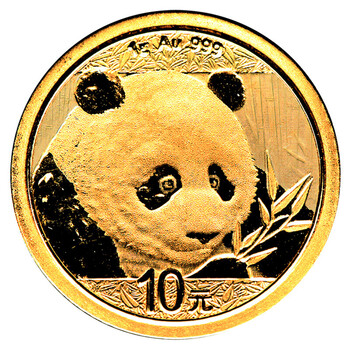 China gold coin 2018 panda gold coin commemorative coin 1 gram gold coin single free box