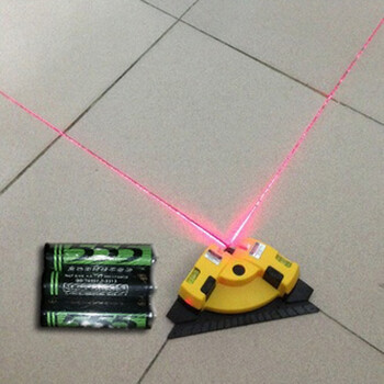 Yingtang laser right angle ground marker laser level infrared 2-line level horizontal line ink line meter z battery + suction cup