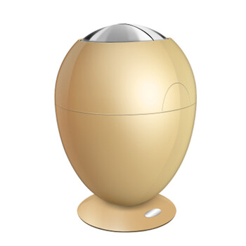 Chengguo creative smart induction trash can home living room bedroom office automatic induction electric foot-free trash can inductive morning gold 6l