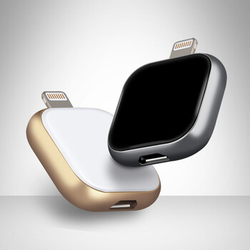 Moyieakan apple mobile phone usb flash drive iphone xs/6/6s/8/7/plus/ipad external memory card mini expansion 12/13/14 pro max memory expander platinum-128g (upgraded version)