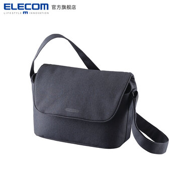 Elecom shoulder slr camera bag shoulder bag outdoor lightweight crossbody photography bag for women and men dgb-s031 black