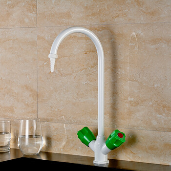 Histon laboratory laboratory hot and cold dual-use gooseneck single-port faucet hot and cold water nozzle
