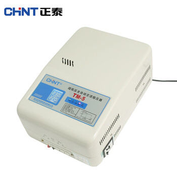 Chint (chnt) tm-5 5000w voltage regulator 220v fully automatic household single-phase ac air conditioning voltage regulator regulated power supply