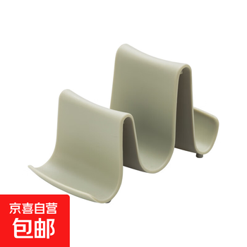 Kitchen pot lid rack countertop pot lid storage rack household spatula storage rack cutting board rack drainable chopping board rack wizard green