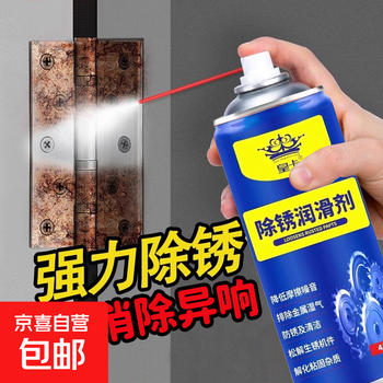 Rust remover metal cleaning powerful anti-rust door shaft hinge door lock abnormal noise lubrication screw rust butter doors and windows rust removal lubricant 200ml*1 bottle