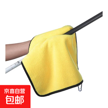 Enlarged and thickened towel rag for daily use at home, does not stick to bait, wipes hands, thickens, absorbs water and does not shed easily. 5 towels, 25*25cm