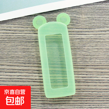 Suitable for remote control, tv remote control protective cover, tv remote control cover, silicone protective cover, remote control storage shell, remote control shell cover, hd luminous bear trumpet