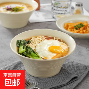 8-inch ins style soup bowl household large bowl large capacity large high-looking soup basin eating noodles soup instant noodle bowl 8 inches 1 piece
