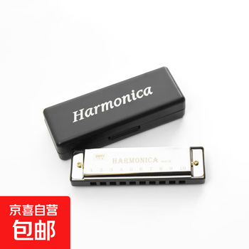 <harmonica a1p50-student 10-hole small blues harmonica for beginners and novice wind instruments student 10-hole c harmonica silver 1