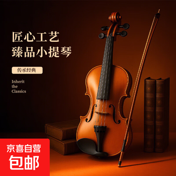 Handmade violin for beginners and children to practice adult professional-level piano students teaching instruments bright 3/4
