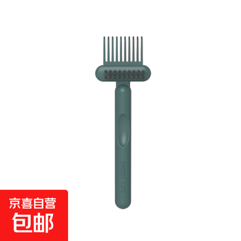 Comb cleaning claw air cushion air bag comb cleaning brush cleaning artifact comb cleaning artifact curly comb cleaner comb brush 2-in-1/dark green