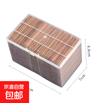 Toothpicks 3500 disposable carbonized bamboo toothpicks for home and commercial use single tip hotel wholesale restaurant hotel single tip