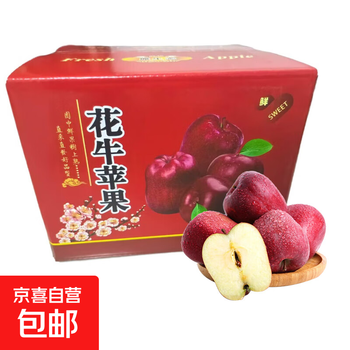 Jingxijia gansu pingan guo tianshui huaniu apple noodles sweet food supplement seasonal fresh fruit whole box gift selection net weight 8.5 jin fruit king color box