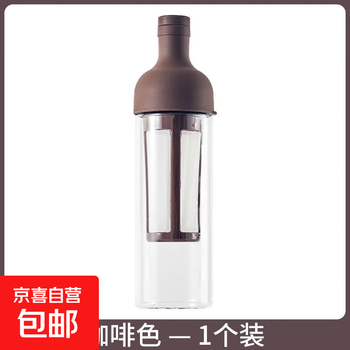 Export to domestic sales cold brew pot ice drip pot coffee pot filter coffee filter pot cold kettle cold brew tea cup coffee color 1000ml