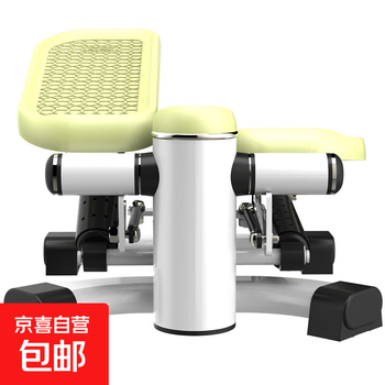 Lake manufacturer twist stepper silent hydraulic lazy fitness artifact foot leg slimming home equipment green (free tension rope)
