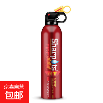 Flash 550ml car fire extinguisher portable small water-based car fire extinguisher household fire fighting equipment 550ml water-based red fire extinguisher