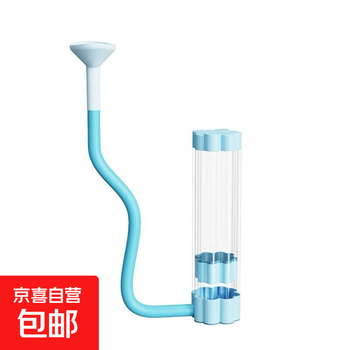 Breathing dumbbell abdominal breathing trainer exercises lung capacity abdominal muscles vest line pelvic floor muscles face slimming artifact petal shaped breathing dumbbell-light blue