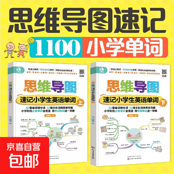 Mind map english encyclopedia for primary school students, 3 volumes of words, grammar and compositions, by qiu lucang et al., foreign language learning