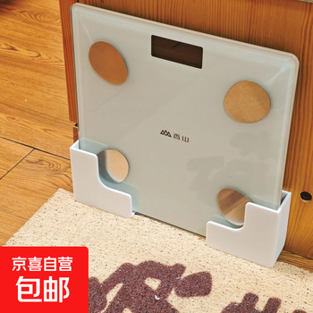 Digital bracket body weight scale special storage rack bracket wall-mounted storage body fat scale universal bracket wall-mounted traceless storage bracket white pair