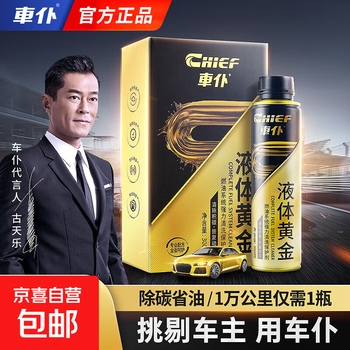 Carservant liquid gold fuel treasure removes carbon deposits and adds fuel system powerful cleaning and protective agent 300ml*1 bottle