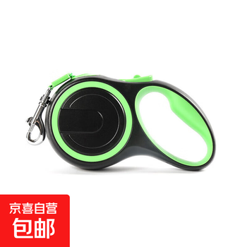 Dog leash explosion-proof large dog leash dog walking artifact dog chain automatic retractable tractor green 8 meters