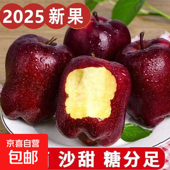 Authentic gansu tianshui huaniu apple fresh fruit baby food supplement seasonal red pink noodles sand sweet scrape mud tianshui huaniu apple with box 2 jin 65mm-70mm