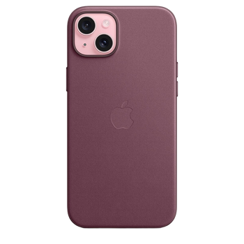 99% new apple/apple iphone 15 plus special magsafe fine twill protective case-mulberry color magnetic phone case apple original phone case