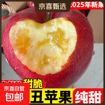 2025 yunnan zhaotong ugly apple red dew fruit fresh full box seasonal fuji candy apple shaotong 9 jin packed large fruit (80-90mm)