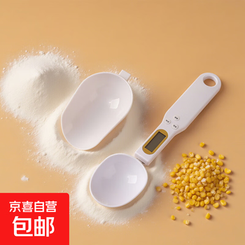 High-precision electronic scale measuring spoon gram scale accurate kitchen household small baby measuring spoon measuring milk powder weighing complementary food tool pet food coffee weighing meter high-precision double spoon charging model
